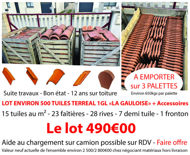 Tuiles TERREAL "la Gauloise" 1GL