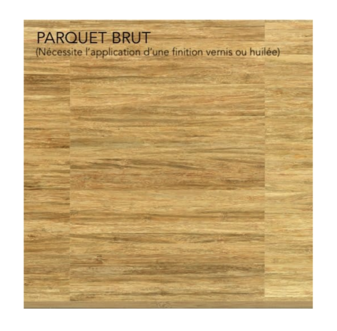 Parquet massif bambou 10X200 mm, MOSO Bamboo Industriale Density Naturel BF-PR1000, brut (+21m2)