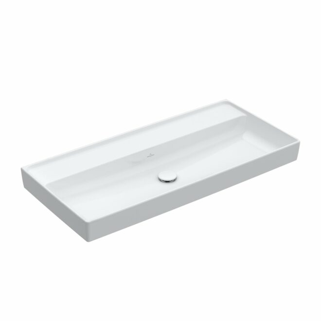 Double vasque Collaro blanc Villeroy et boch dans son carton, intacte Largeur 100 P; 47 cm Ep;